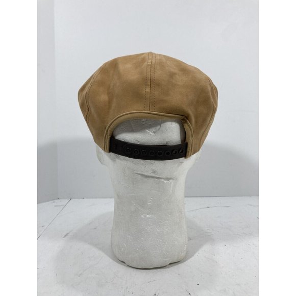 Vintage AMOCO Flat Cap Hat Faux Suede - Good Condition! - Picture 3 of 5